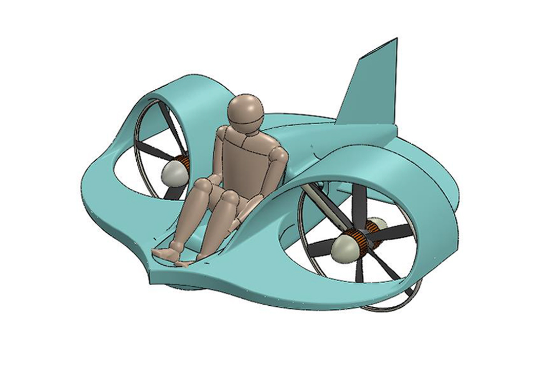 Rogue passenger eVTOL multicopter (concept design) Rogue passenger eVTOL multicopter (concept design)